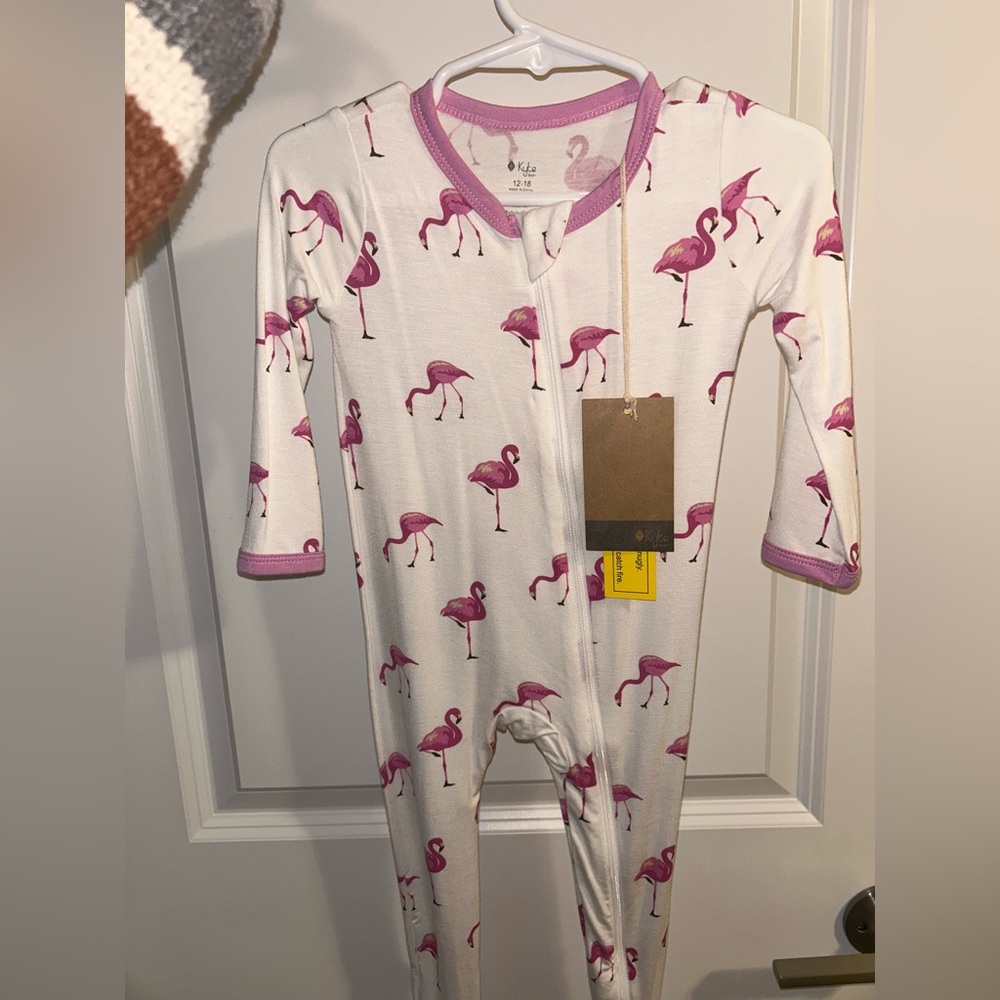 Flamingo Kyte baby footie
